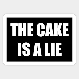 The cake is a lie Sticker